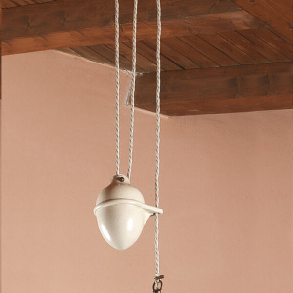 35854/37SA Ceramic and Brass Pendant w/Counterbalance