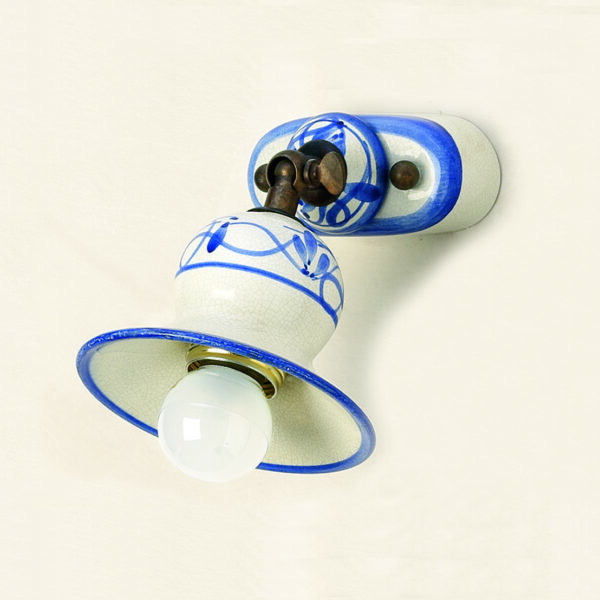 35873/spot Ceramic and Brass Spot with Adjustable Junction