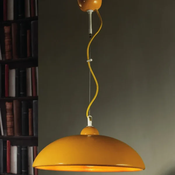 50131/SO Ceramic pendant light with Steel Cable