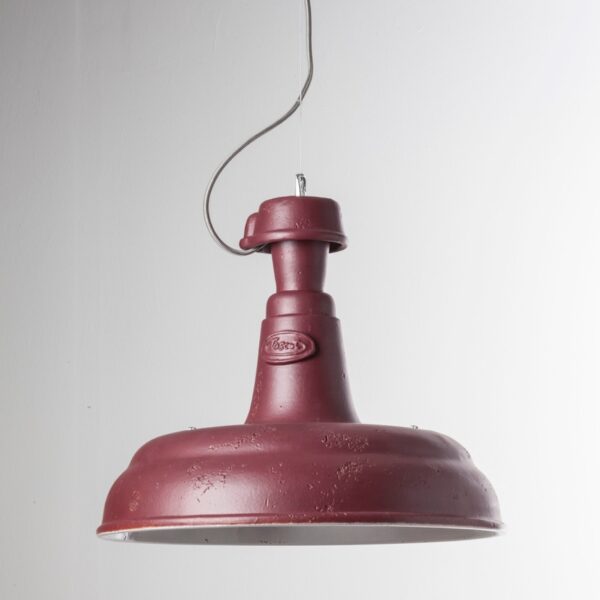 822 Ceramic Pendant with steel cable