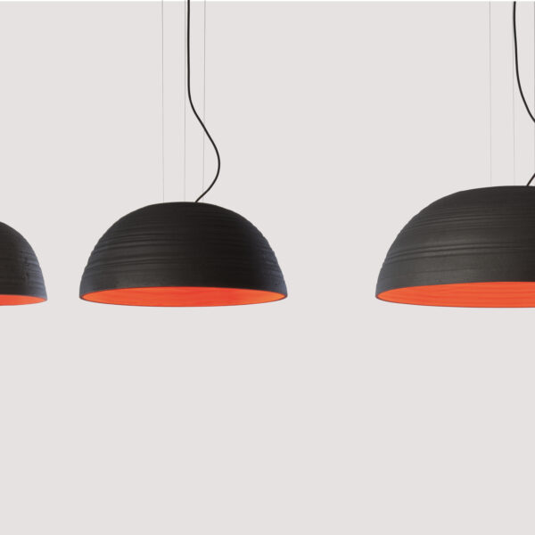 876 Ceramic Pendant with steel cable