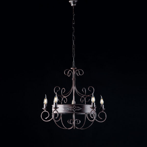 BL183 Wrought Iron Chandelier - Image 3