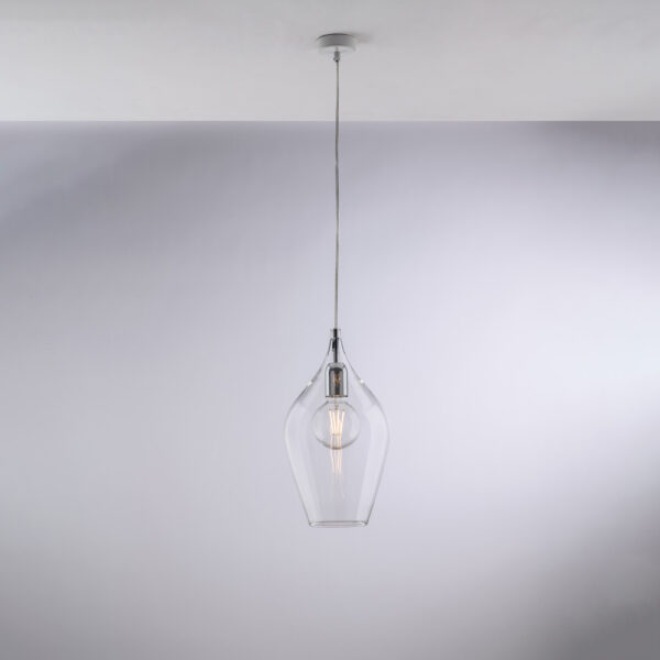 BL273 Blown Glass Shade Pendant and Cluster