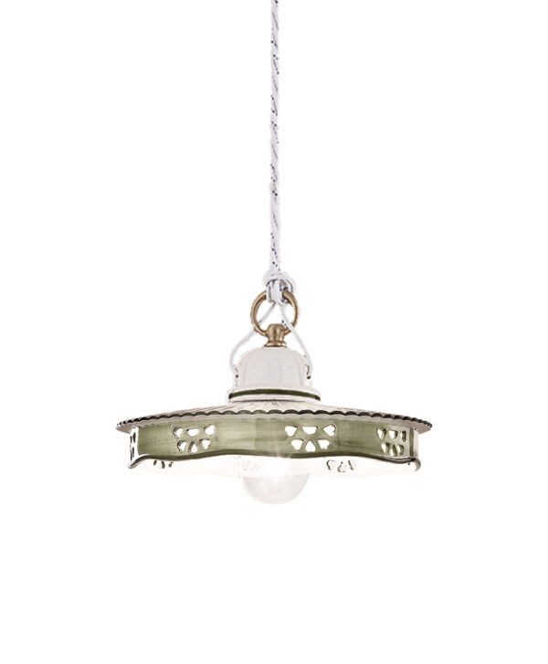 C530_SO Ceramic Pendant Light "Alessandria"