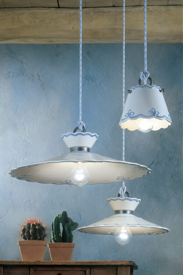 C891_SO Ceramic Pendant Light "Ravenna"