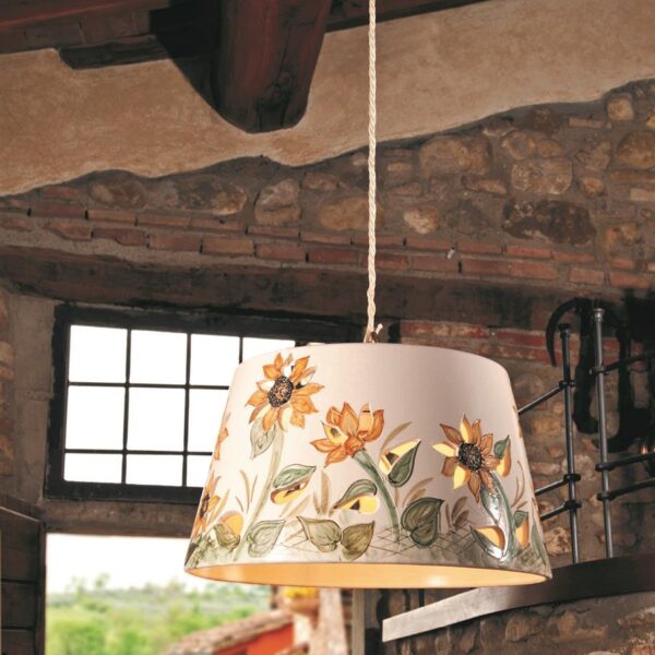 50014/35SO Open-worked Ceramic Pendant