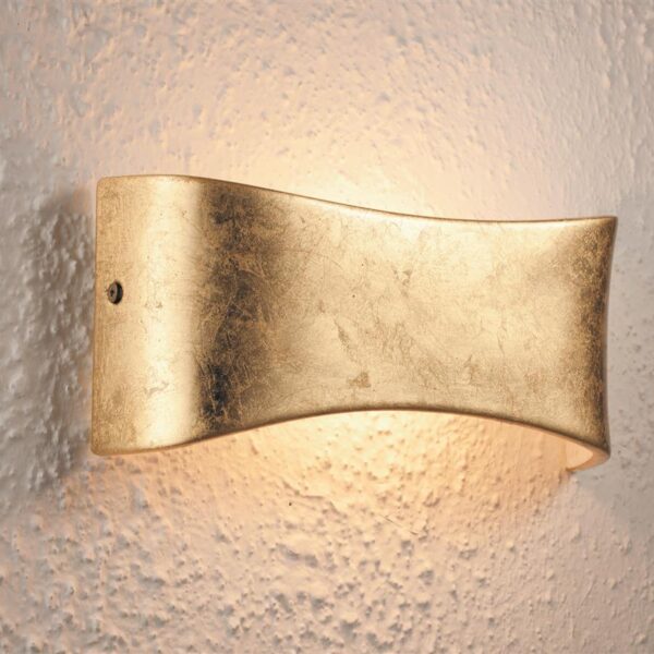 35953/A27 Ceramic Sconce "Band" with Leaf decòr